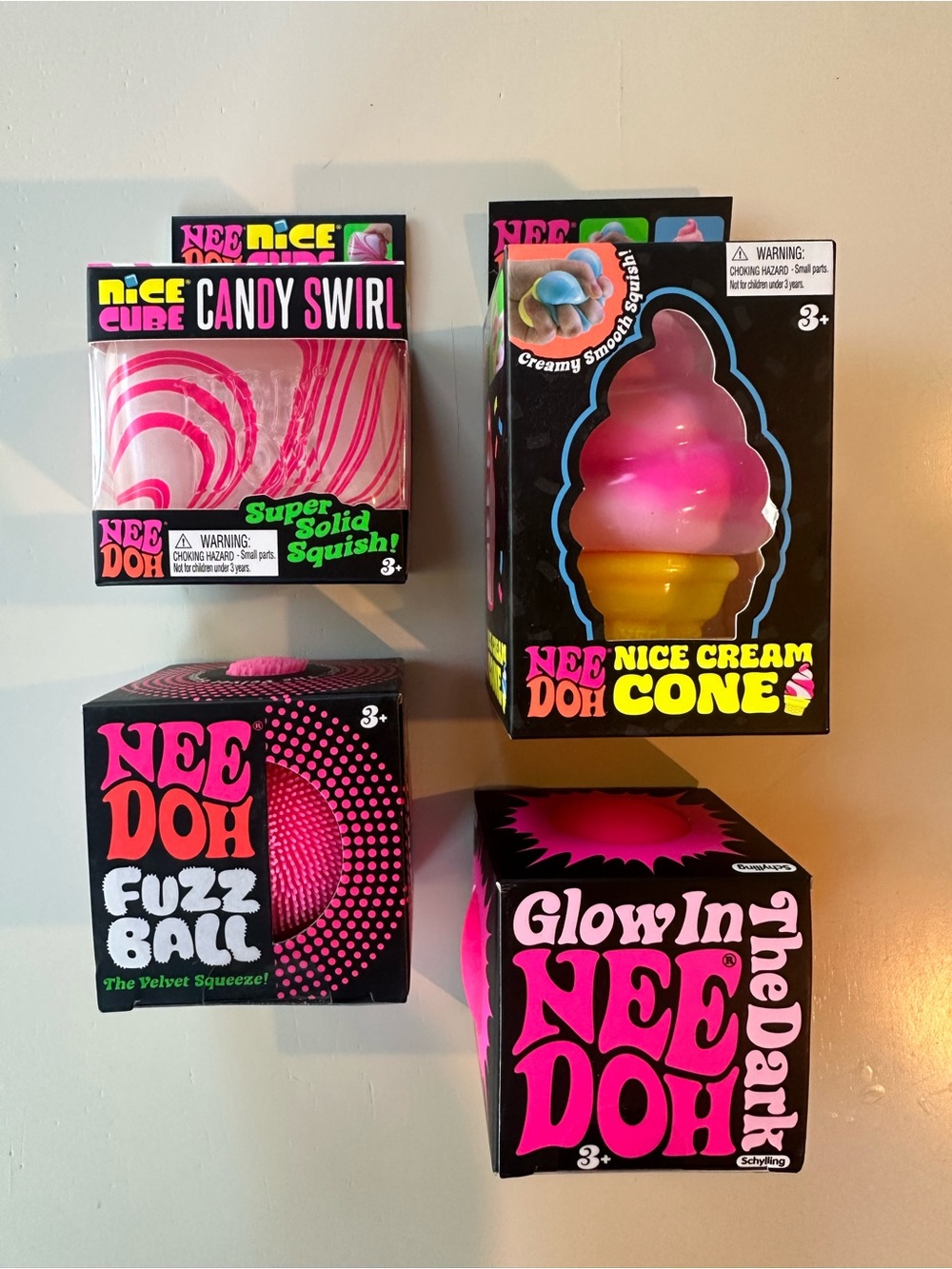 🩷✨ Perfect Pink NeeDoh Bundle – 4 Needohs! ✨🩷